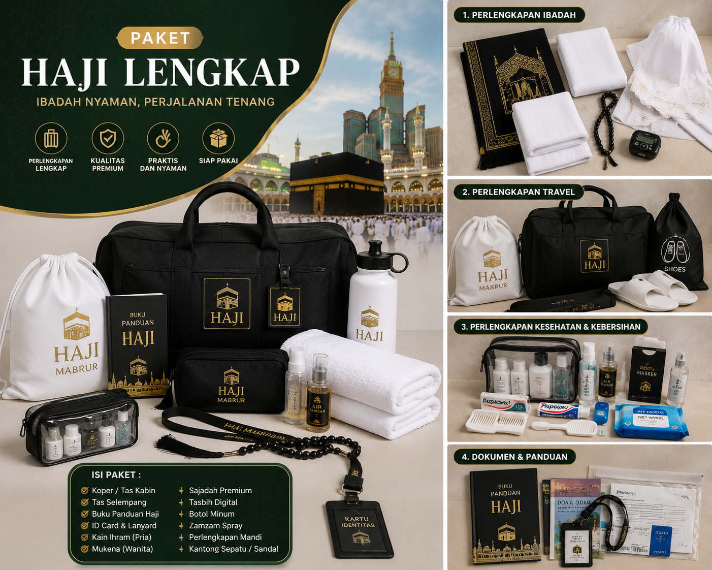 Paket Perlengkapan Haji Lengkap
