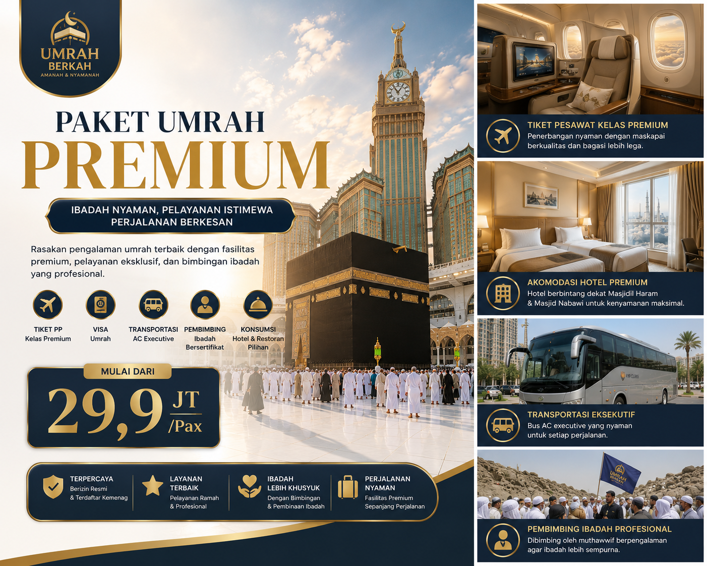 Paket Perlengkapan Umrah Premium