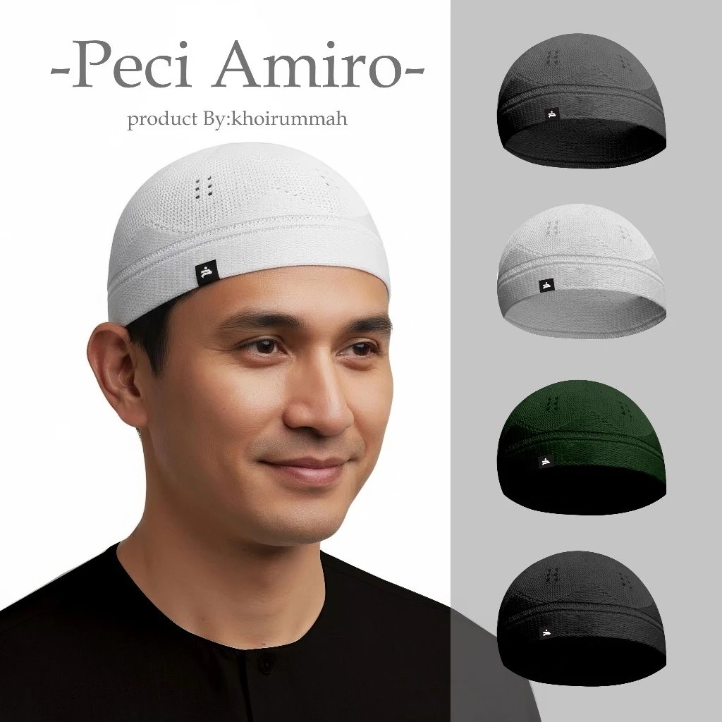 Peci Rajut Putih